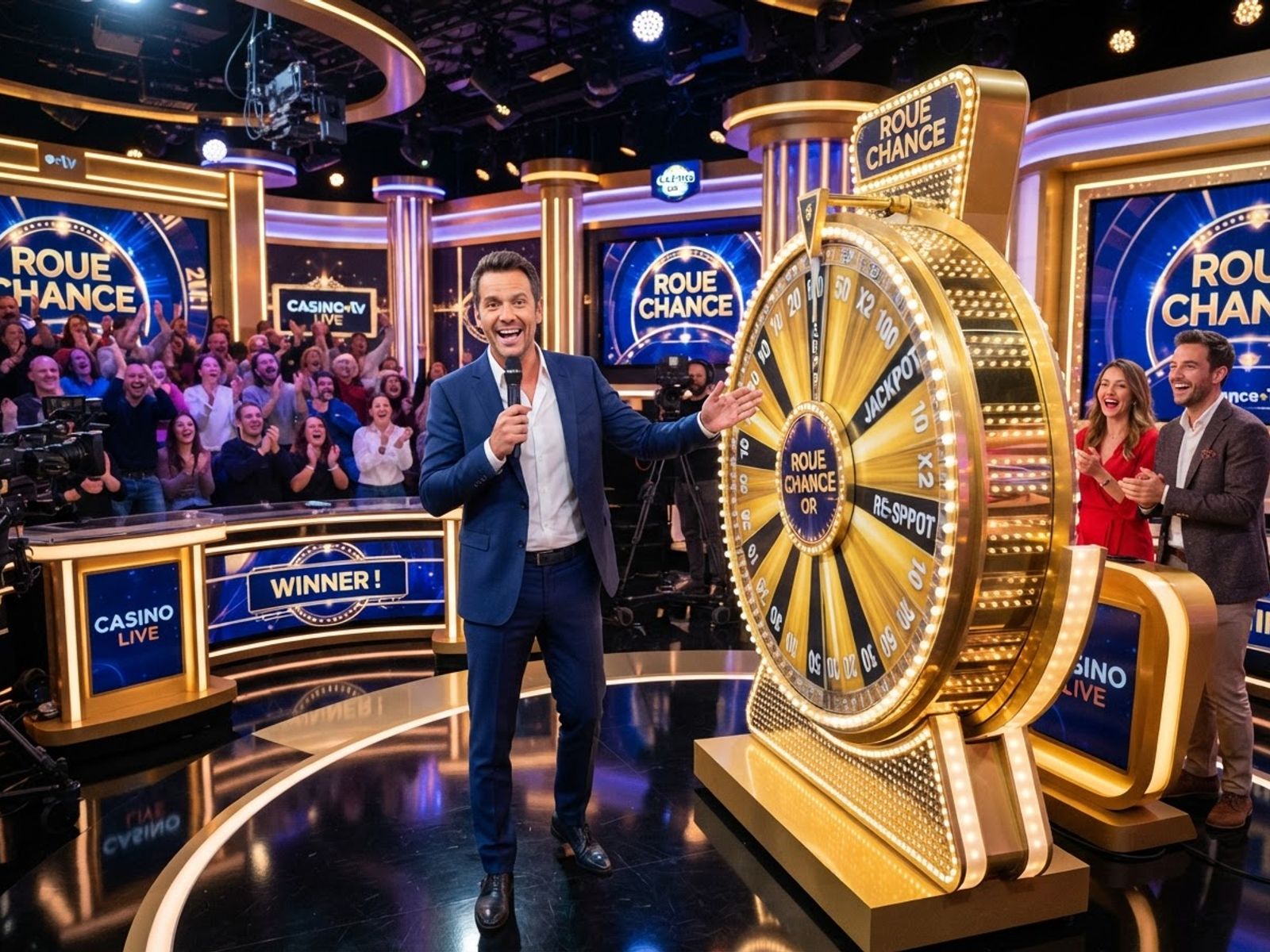 Crazy Time, jeu télévisé en direct avec roue
